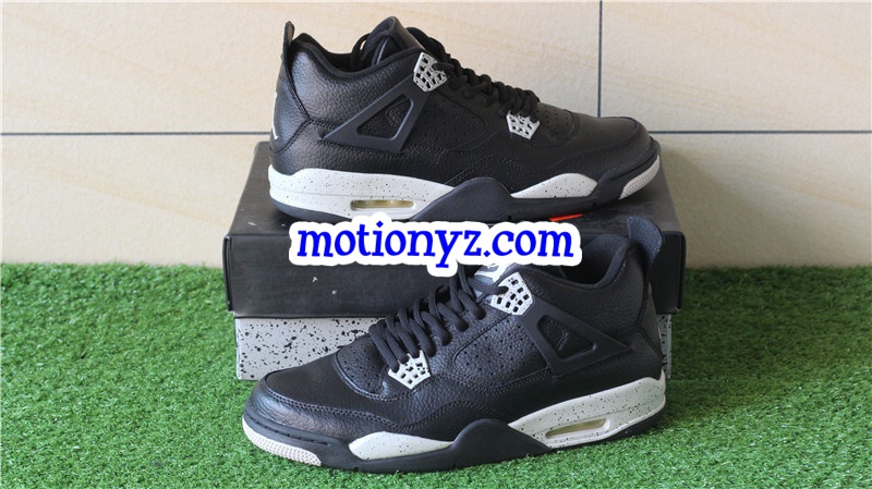 Authentic Air Jordan 4 Retro Fear Oreo